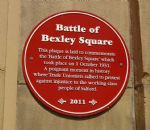 Battle of Bexley Square Plaque